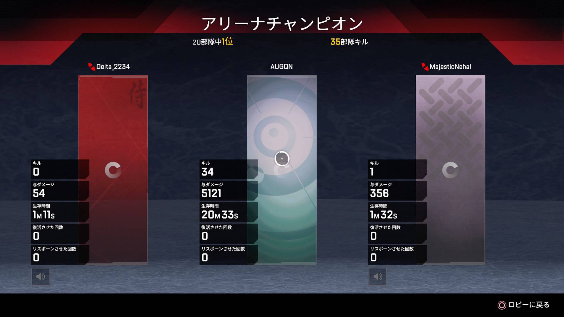 Apex Legends 初心者鯖でも34キルってマジかよ